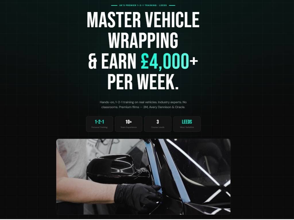 Side hustle site example